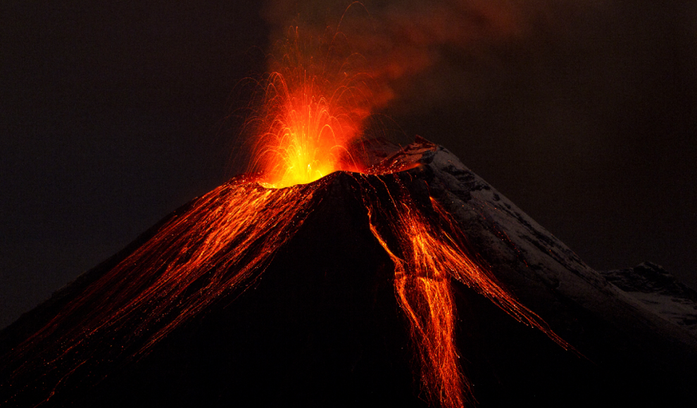 Eruption eines Supervulkans