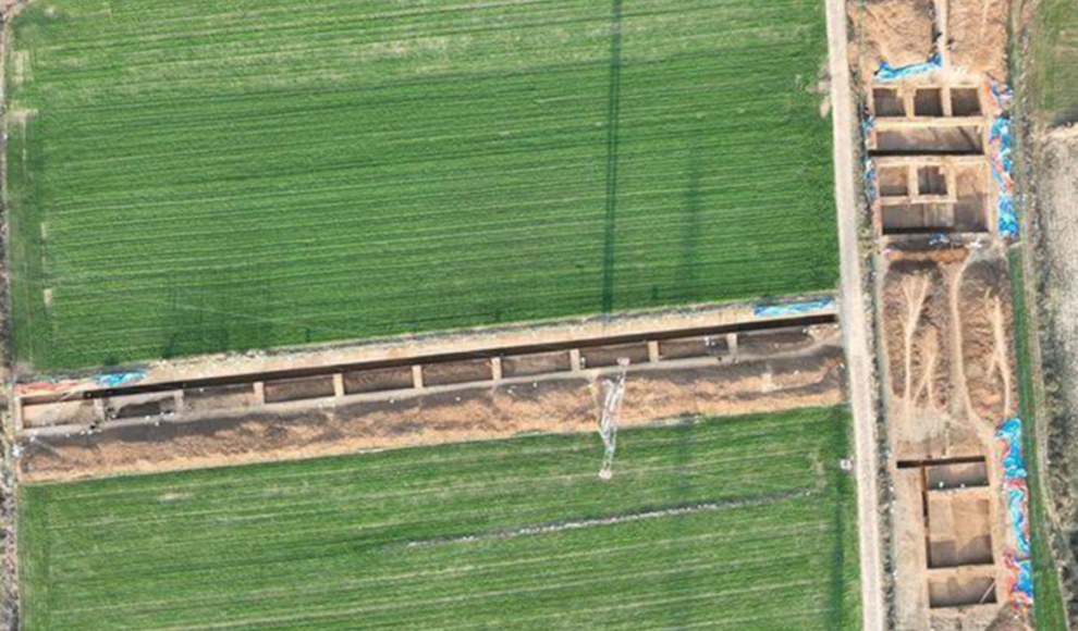 Bestandteile der Chinesischen Mauer aus der Zhou-Dynastie 