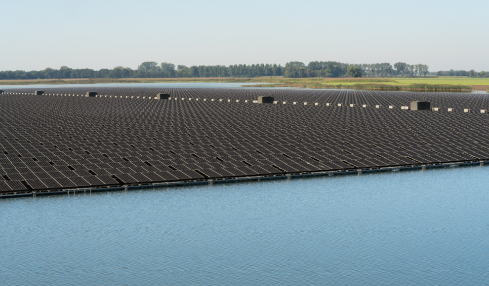 Schwimmende Solaranlage in Deutschland