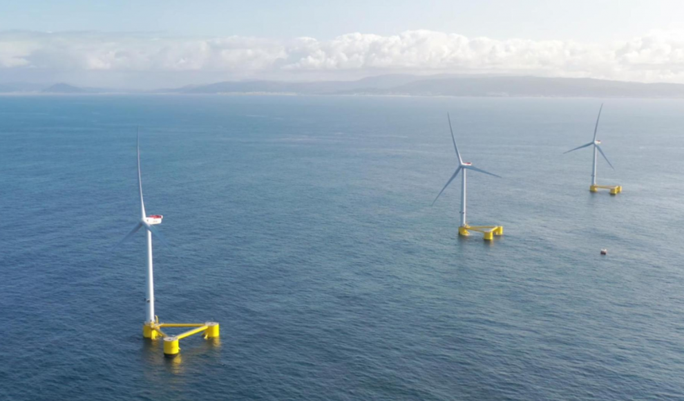 Schwimmender Windpark vor Portugal