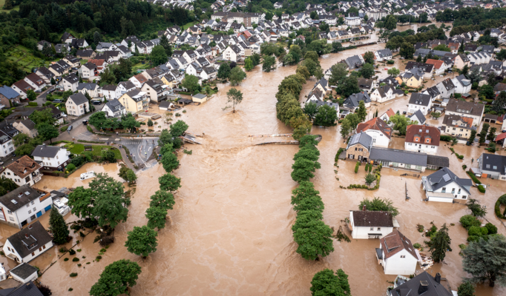 Klimawandel verursacht starke Überschwemmungen 